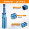 sourcing map Nut Driver 9mm Hex Drive Socket CR-V Steel