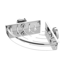 Tiger Boston 304830346 Corner Soap Basket Small Polished Stainless Steel