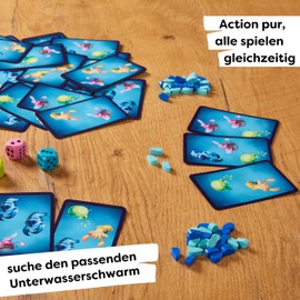 HABA Swarm Lights - Exciting Underwater Card Game with Simple Rules for Quick Fun - For Children from 7 Years - 1307017001