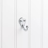 Unbranded Polished Chrome Wall Mount Hat Coat Robe Hook Towel