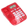 Corded Desktop Phone Wired Fixed Telephone with Big Ringtone Luminous