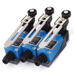 Hailege 3pcs ME-8108 Momentary AC Limit Switch Roller Lever CNC Router Laser Plasma
