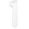 DonDon men's slim tie, 5 cm, plain, matt, shiny and
