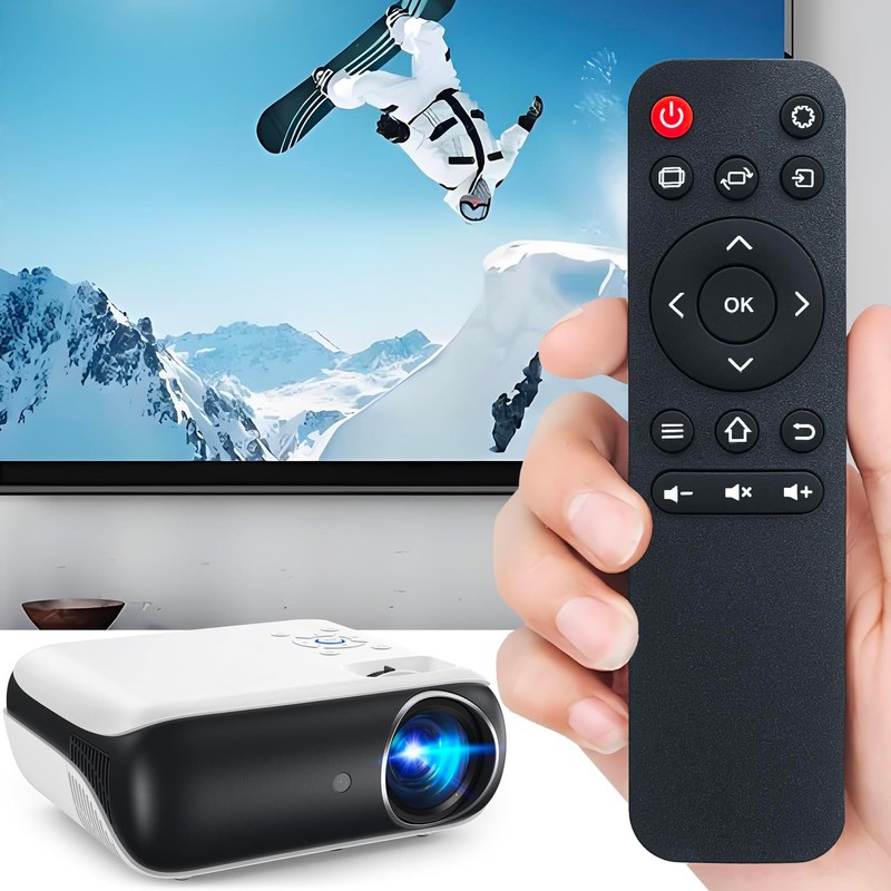 Replacement Remote,Compatible with HAPPRUN H1 Mini Projector.1PACK