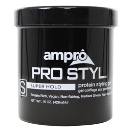 AmPro Ampro Pro Styl Protein Super Hold Styling Gel, 15 Ounce