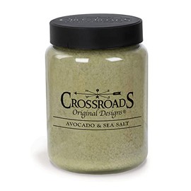 Crossroads Avocado & Sea Salt Candle, 26 Oz, Pink, AAS26