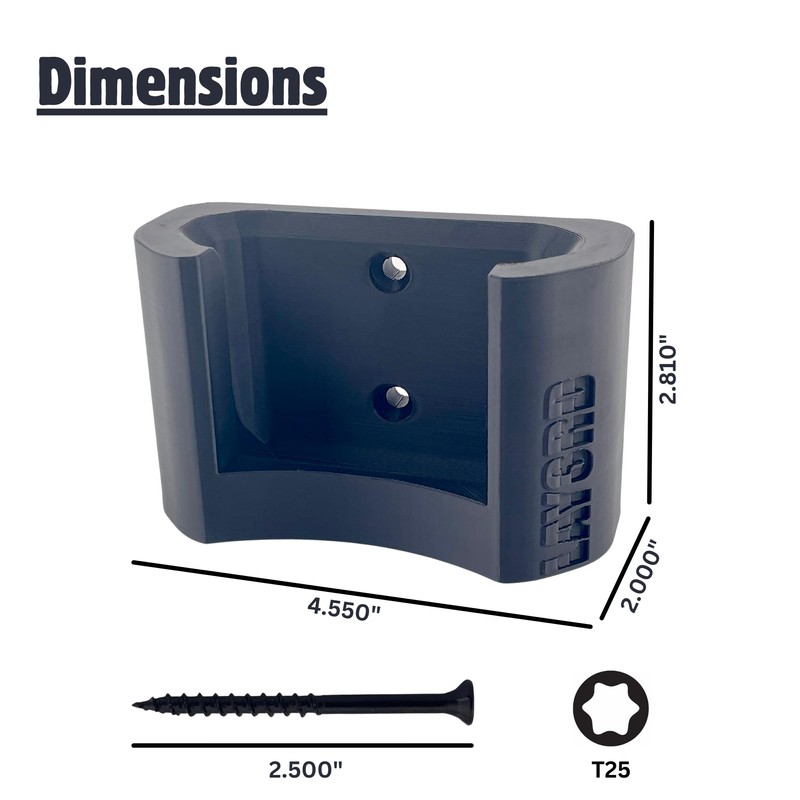 DeWalt Wall Mount for 60v Flexvolt Blower | DCBL772 Compatible
