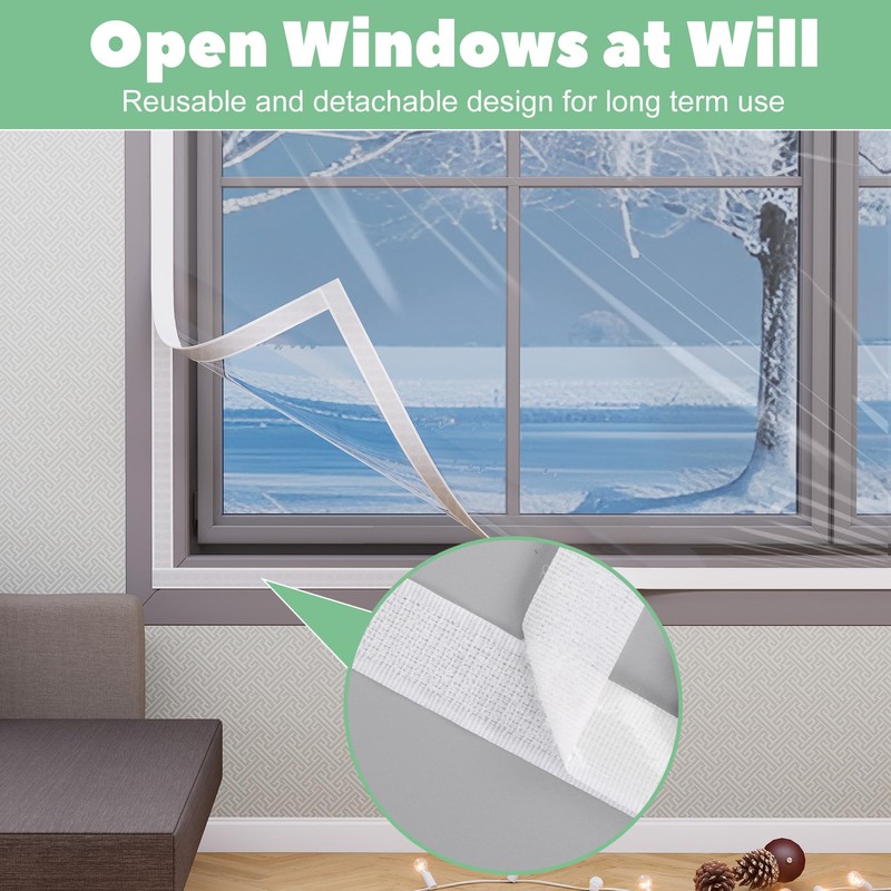 Memrita Window Insulation Kit,47'' x 63'' (120 x 160 cm)