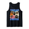 Irritable Bowel Syndrome Stomach Ache Tummy Ache Survivor Tank Top