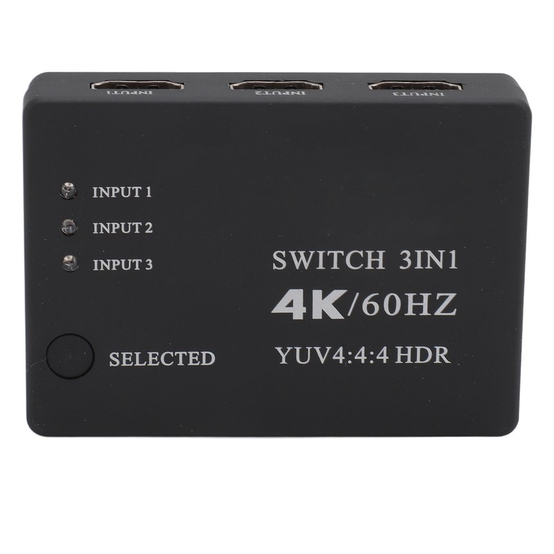 3 in 1 Out HD Multimedia Interface Switch 4K 60HZ