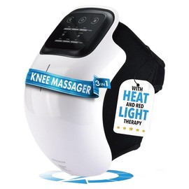 FORTHiQ Knee Massager Smart with Heat, Red Light and Massage Therapy, 3-in-1 Cordless, 2024 Updated Edition, Gifts for Grandma & Grandpa