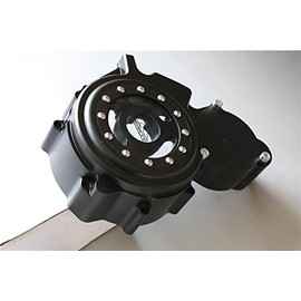 XKMT-Billet Engine Stator Cover See Through Compatible With Gsxr 600 750 2006-2016 Black Left [B00YWCS8HE]