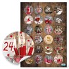 Logbuch-Verlag 24 DIY Advent Calendar Boxes 8 x 6.5 x
