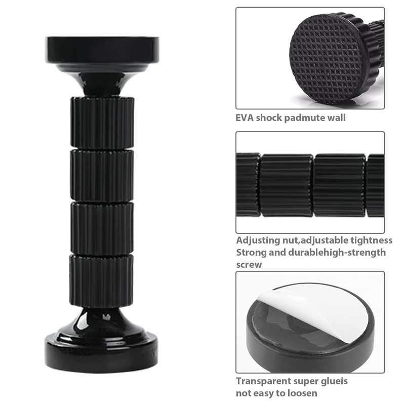 NIYATA 2 Pcs Headboard Stoppers Bed Wall Stoppers, Adjustable Threaded