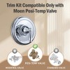 Replacement for Moen T2151 Brantford Posi-Temp Valve Trim Kit, Pressure