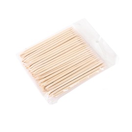 Pack of 100 Orange Wooden Sticks Rosewood Sticks Manicure Double Sided Cuticle Pusher Wooden Cuticle Sticks Pedicure Cuticle Pusher Wooden for Manicure Accessories Art Pedicure Cuticle Care
