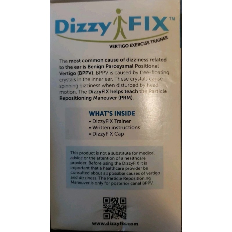Dizzy Fix Vertigo Exercise Trainer for Home Use Drug Free