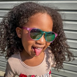 Kiddus Polarized Sunglasses Kids Girls & Boys Child 4-7 Years 100% UV Protection Fashion Travel Accessories, 08