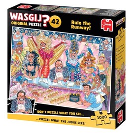 Wasgij Original 42 - Reines de beauté ! - Rule The Runway! - Puzzle Adultes - Humoristique - Carton 100% recyclé - 1000 Pieces - Jumbo
