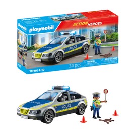 Playmobil | Action Heroes | Police Patrol Car | Police Car | Toy Car | Toys for Children aged 4+ | 71729