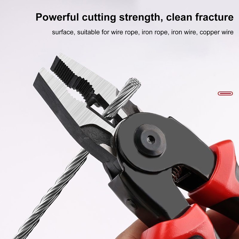 Wire Cutters Tool Steel 5 Replaceable Heads Anti Slip TPR