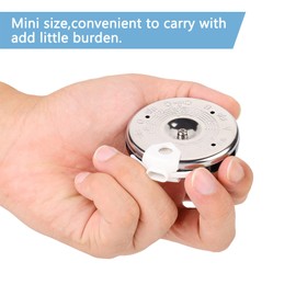Alomejor Chromatic Tuner Pitch Pipe Tuner 13 Tone Pipe Tuner Sensitive Chromatic Tuner with Turing for Case Instruments Fishing Tents Desktop Interactive Toy