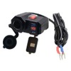 D74CS - Adattatore per accendisigari a LED per moto, con