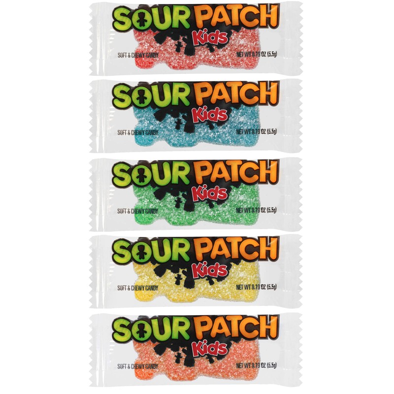 SOUR PATCH KIDS Big Kids Individually Wrapped Soft & Chewy