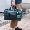 DURATECH 17" Wide Mouth Tool Bag, Large Storage 32 Pocket
