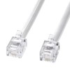 Sanwa Supply Modular Cable, TEL-N1-1N2, White