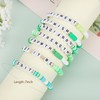 yongder Friendship Bracelets Heishi Surfer Stretch Stackable Preppy Clay Bead