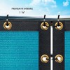 Houssity Turquoise 6' x 62' Fence Privacy Screen Cover Panel