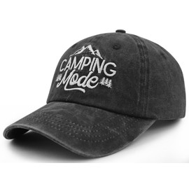 Camping Essentials for Men Women, Funny Camp Camping Hat, Camper Must Haves Baseball Cap, Christmas Retirement Glamping Birthday Gifts for Dad Mom