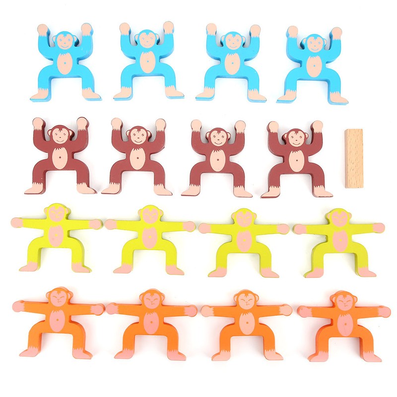 Wooden Stacking Games Balancing Blocks Toy Children Kid Educational Toy