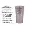 Funny Sarcastic Office Work 20 Oz. Travel Tumbler Mug Cup