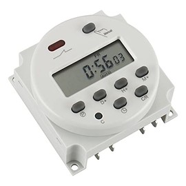 Baomain CN101A DC 12V 16A Amps Digital LCD Power Programmable Timer Time Relay Switch Support 17-Times Daily Weekly Program