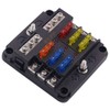 WUPP 12 Volt Fuse Block, Waterproof Boat Fuse Panel with