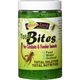 Nature Zone SNZ54511 Feeder Insects Total Bites Soft Moist Food with Spirulina, 9-Ounce