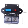 GANAZONO 200A Manual Reset Circuit Breaker Self Fuse for Car
