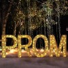 Light up PROM letters/marque