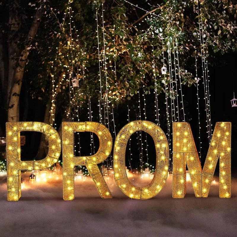 Light up PROM letters/marque