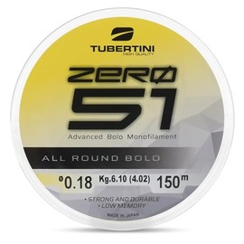 Tubertini Zero 51 All Round Bolo Fishing Line Diameter 0.12 mm 150 m