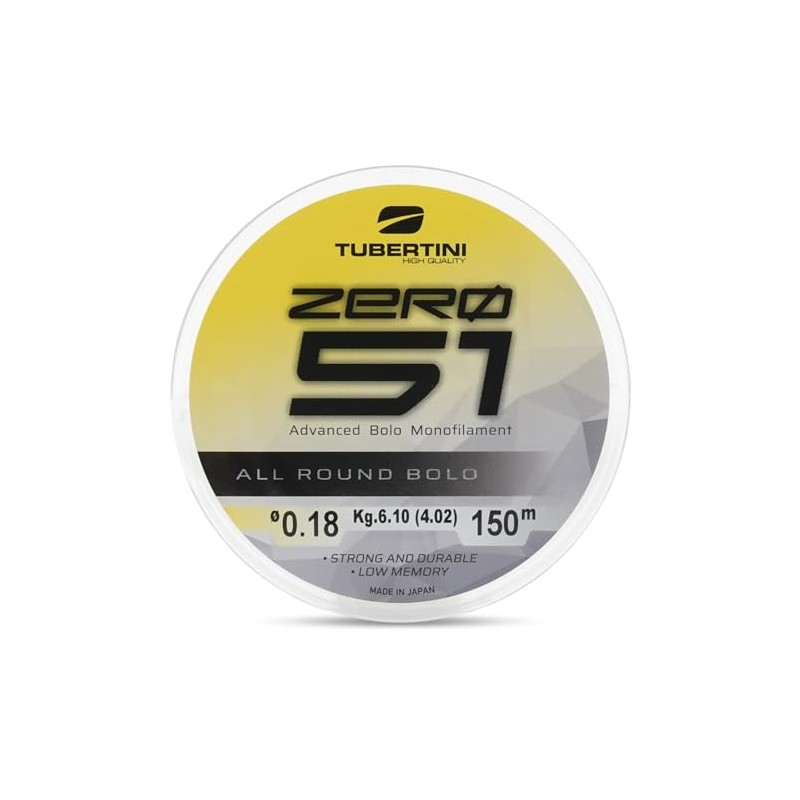 Tubertini Zero 51 All Round Bolo Fishing Line Diameter 0.12