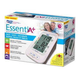Physio Logic Essentia Automatic Blood Pressure Monitor with Universal Arm Cuff, White