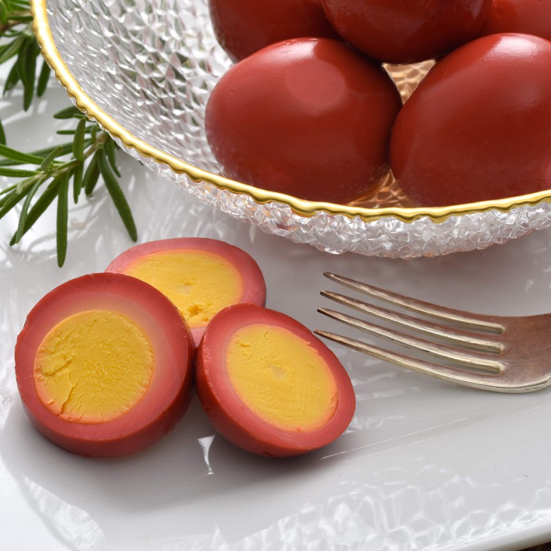 Amish Valley Products Pickled Eggs in Beet Juice Quart Glass