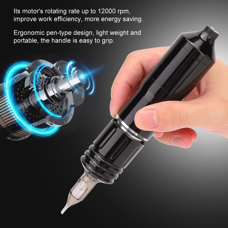 Electric Alloy Semi Permanent Eyebrow Body Tattoo Pen Liner Shader