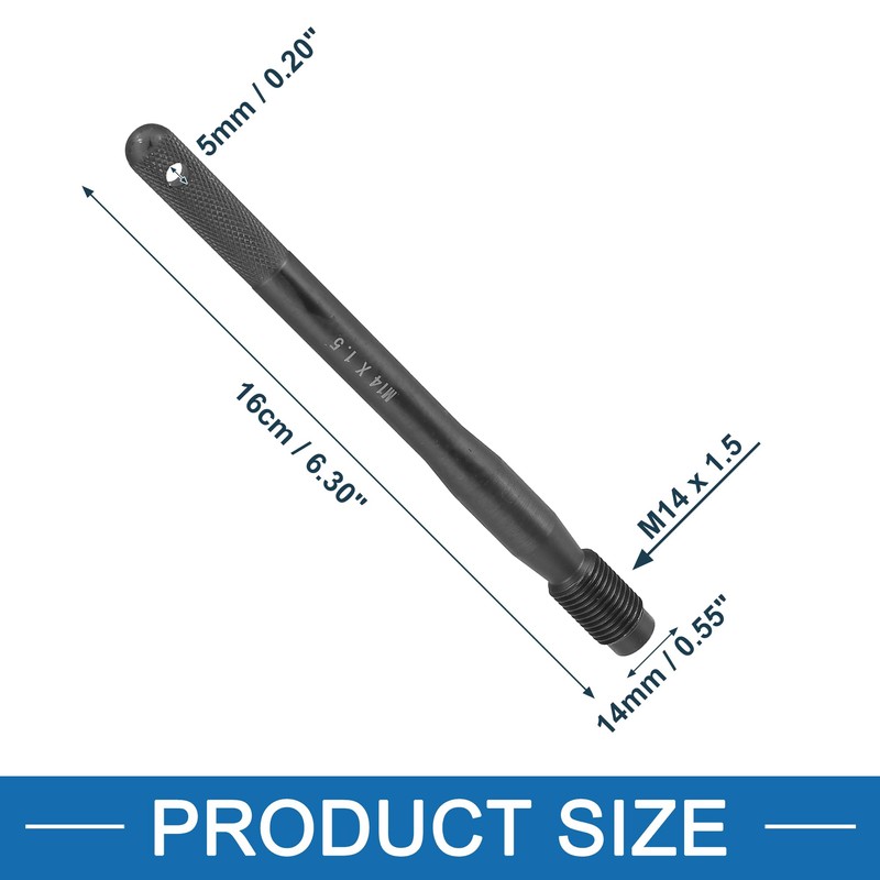 A ABSOPRO Car Carbon Steel Wheel Hangers M14x1.5 Alignment Pin