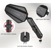 Motorcycle Mirrors, 8mm 10mm 7/8" Handlebar Motorcycle Rear View Mirrors,