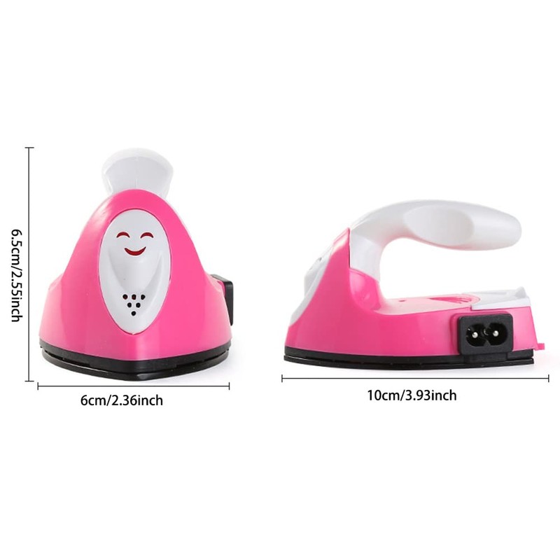 Mini Electric Iron for College Travel, Portable Ceramic Heating Quick