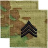 Army Rank SGT Sergeant OCP Patch 2x2 Hook & Loop